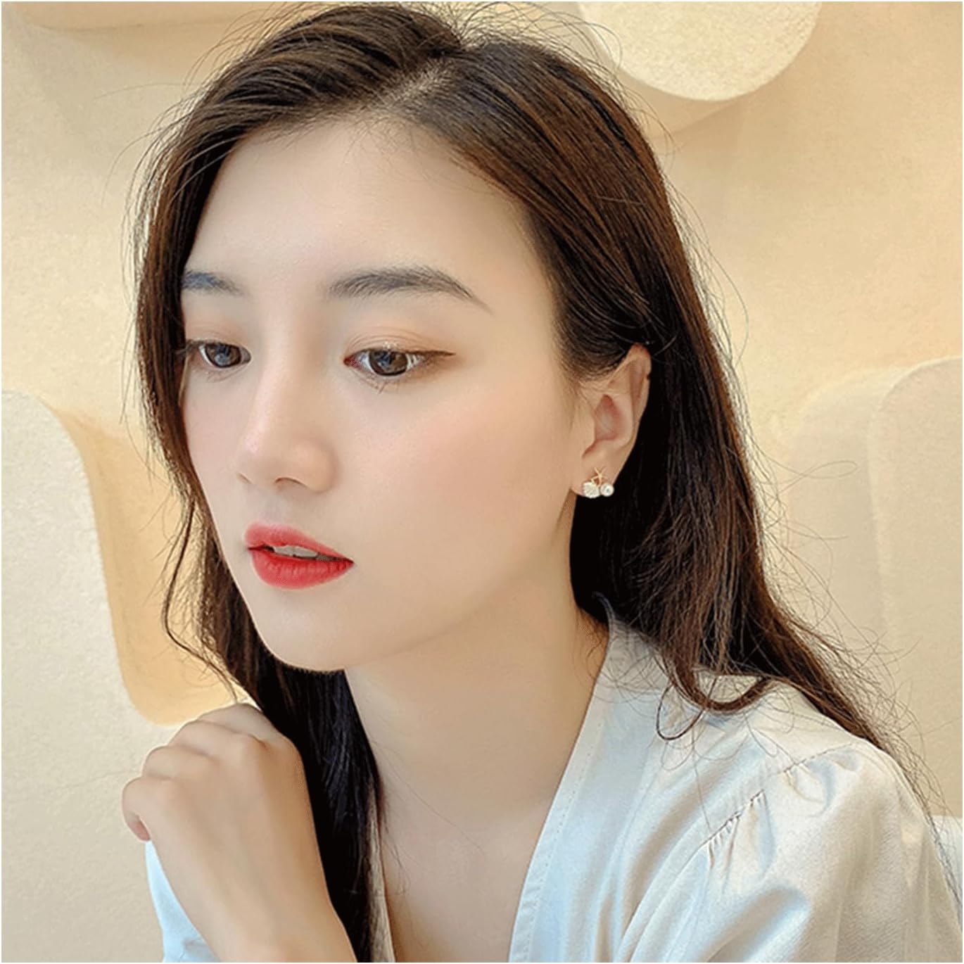 Asymmetric Shell Earrings Starfish Pearl Zircon Earrings Exquisite Boho Stud Earrings Summer Beach Jewelry for Women - Image 6