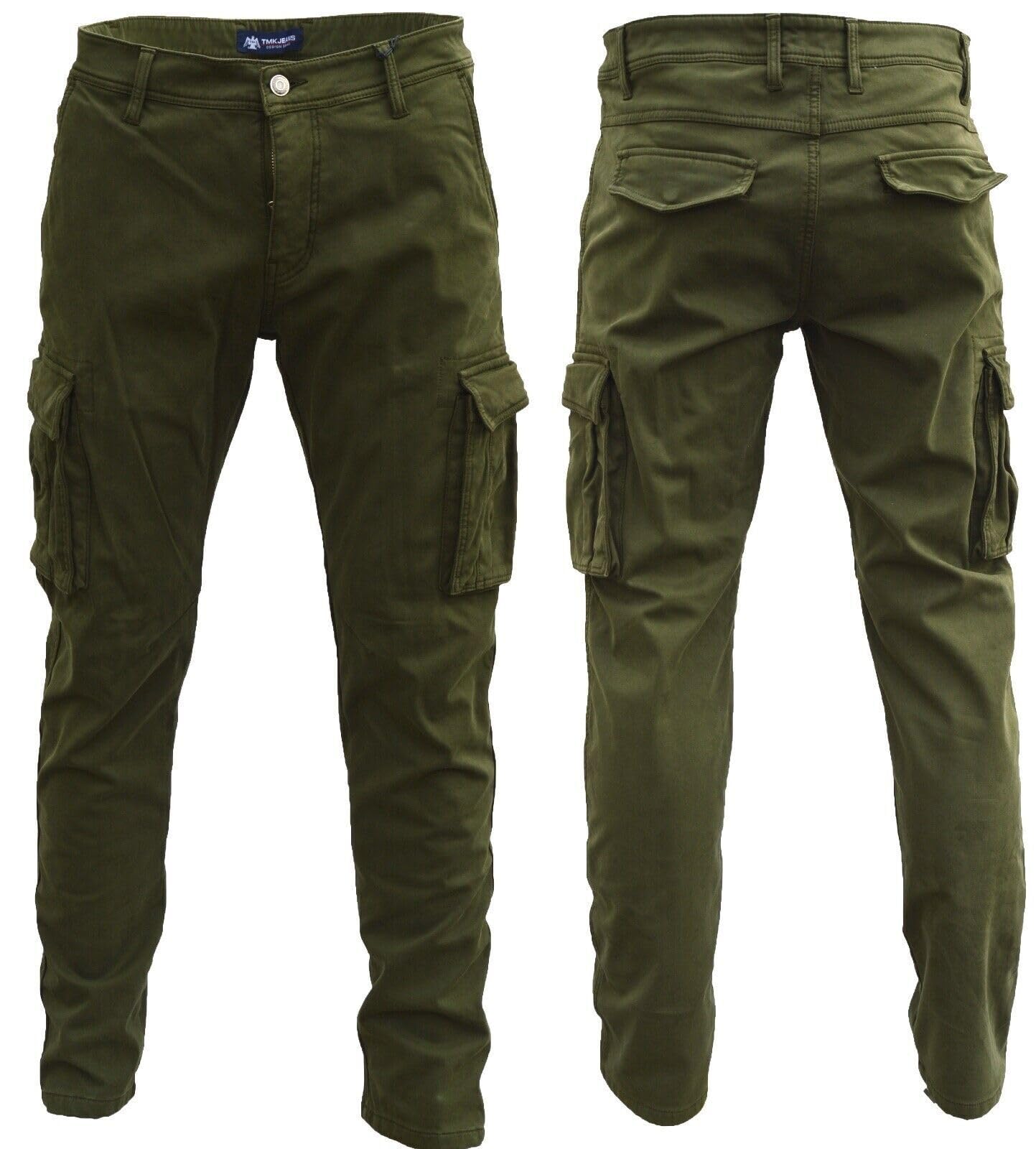 Herren Thermo Cargo Hose Gefüttert Outdoor Arbeitshose Winter warm gefüttert