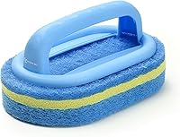 Vista 5 de Juego de cepillos de fregar para baño, cocina, bañera, inodoro, herramientas de cepillo de limpieza profunda, limpiador multiusos, cepillos