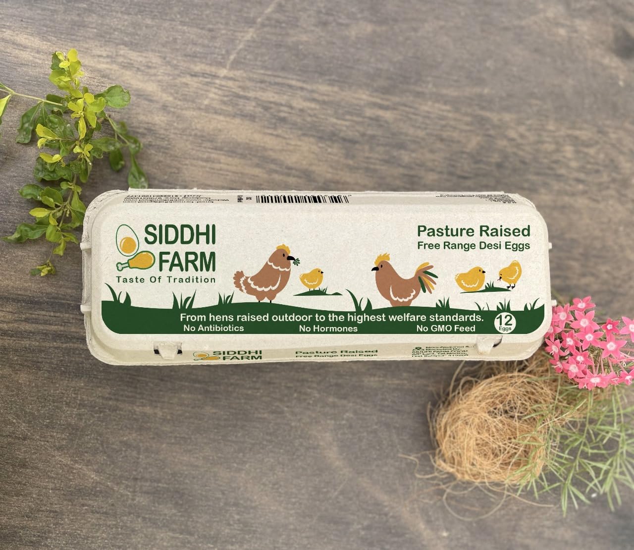 Siddhi Farm Fresh Desi Eggs (Pack of 12)| Cage-Free, Pasture-Raised, All-Natural & Nutritious |Organic|Non-GMO (B0DHYJV52L) Amazon Price History, Amazon Price Tracker