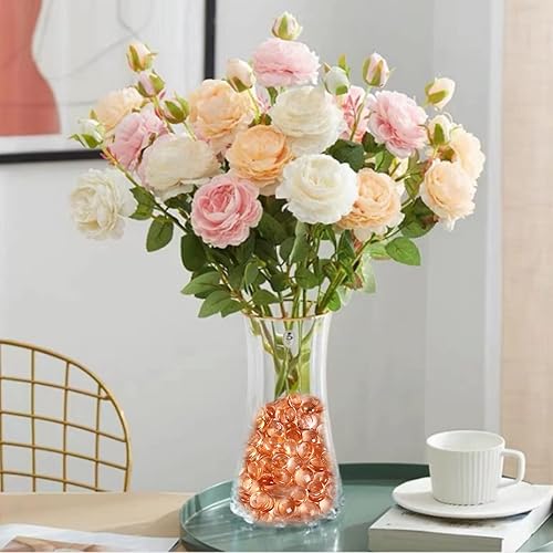 Miniatura 10 de 5 LB Dark Blue Glass Gems Flat Glass Marbles with One Piece Inspirational Gemstones for Vase Fillers,Floral Aquarium Pebbles Rocks,Garden,Mosaics