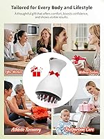 Vista 6 de Lymphatic Drainage Massager & Anti Cellulite Massage Tool, for Legs, Arms & Belly, Body,Helps Reduce Stretch Marks & Cellulite,with Microcurrent