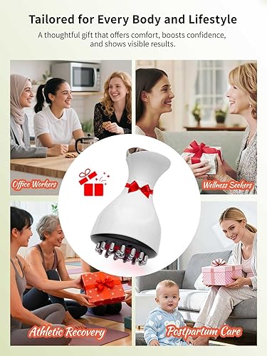 Miniatura 6 de Lymphatic Drainage Massager & Anti Cellulite Massage Tool, for Legs, Arms & Belly, Body,Helps Reduce Stretch Marks & Cellulite,with Microcurrent,