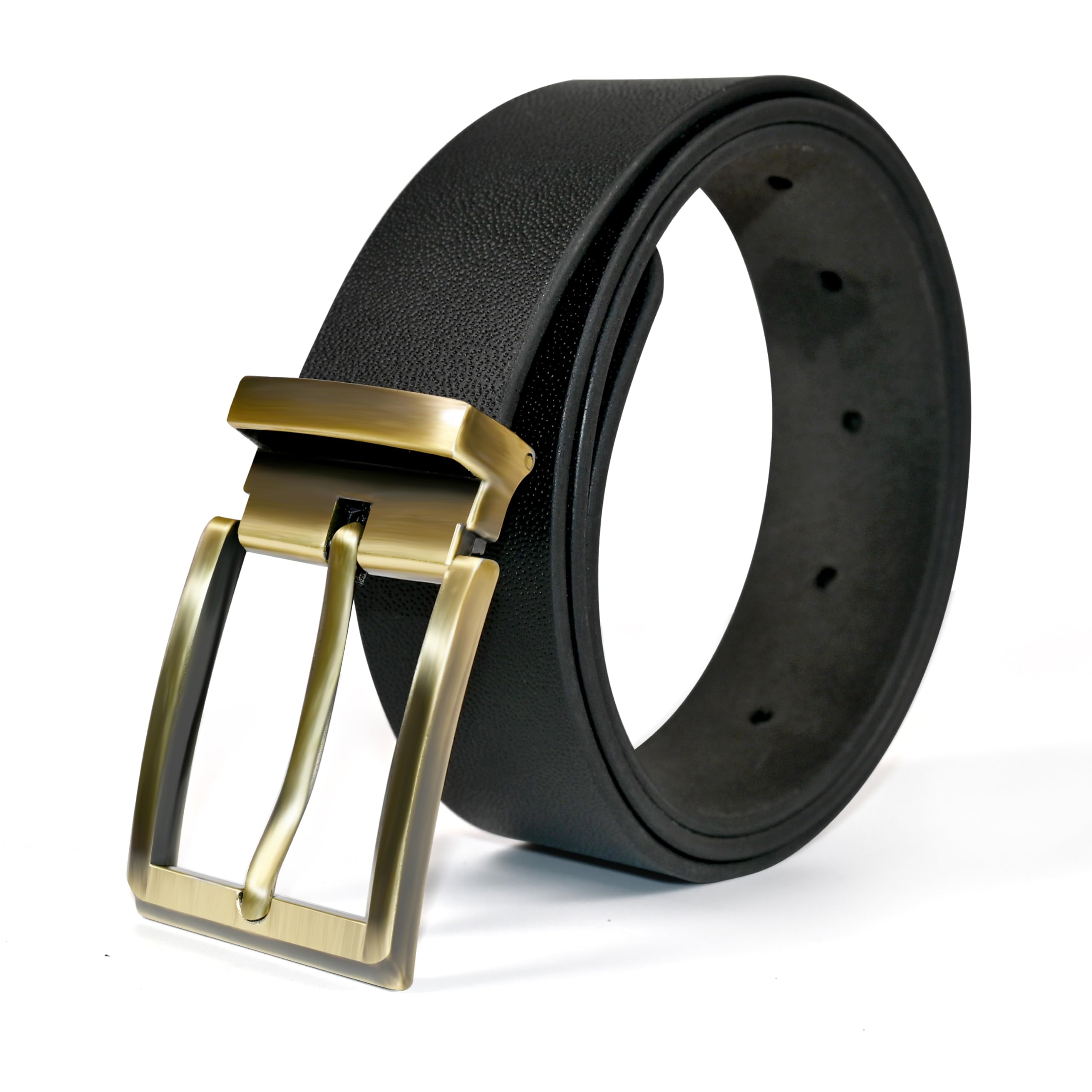 Genuine Leather Belt for Men With Adjustable Buckle | Adjustable Belt Fit Everwhere | Formal & Casual Box-image-48