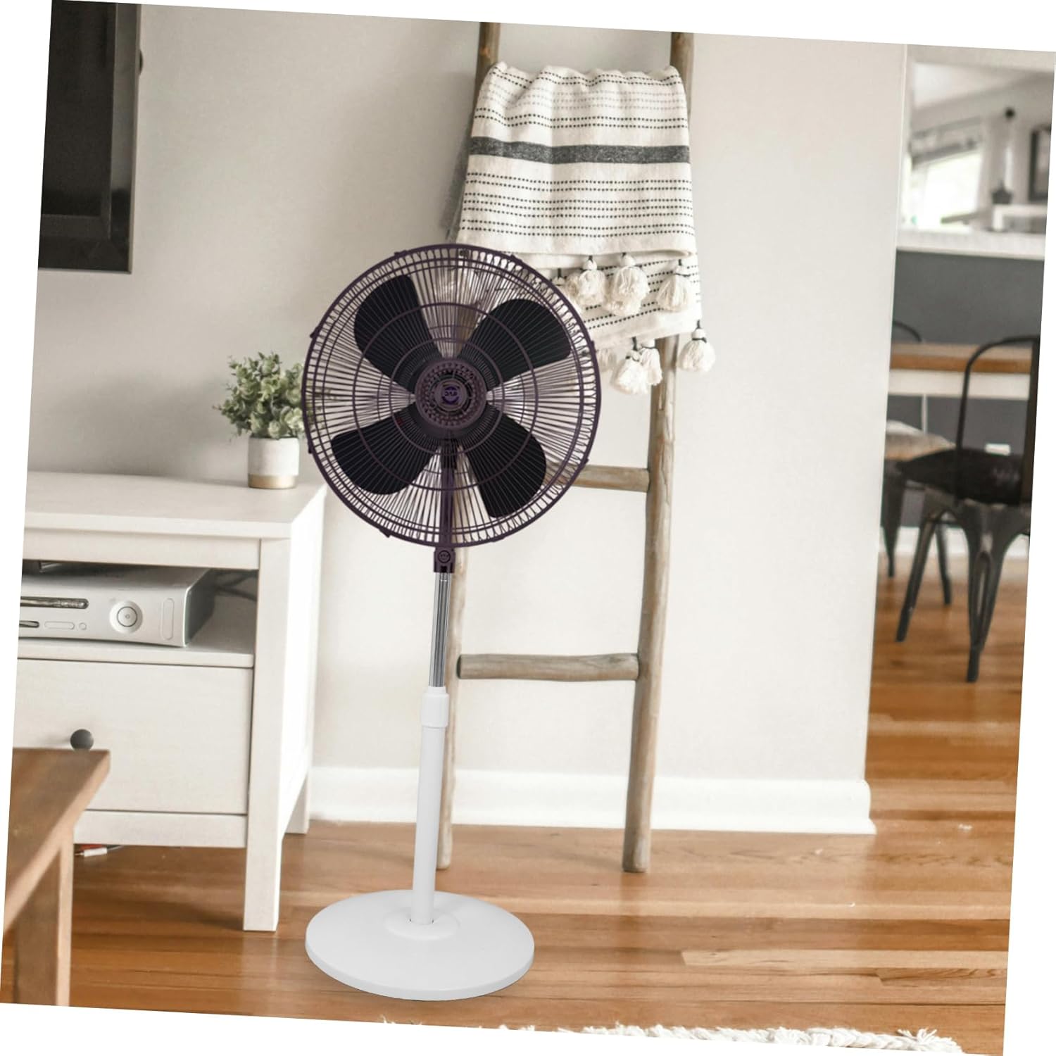 CHILDWEET 1Set Adjustable Height Fan Pedestal Support Rod and Base Lifting Tube for Electric Fans Versatile Compatibility for Home and Office Use