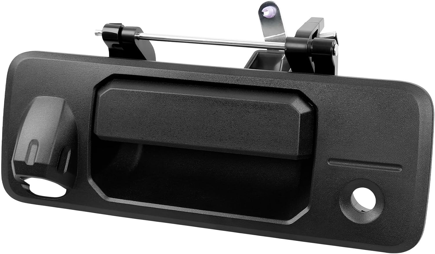 Gledewen Tailgate Handle Tailgate Latch Handle with Camera Hole | Compatible with 2014-2021 Toyota Tundra, 2016-2021 Toyota Tacoma | Replace# 69090-0C090, 690900C090
