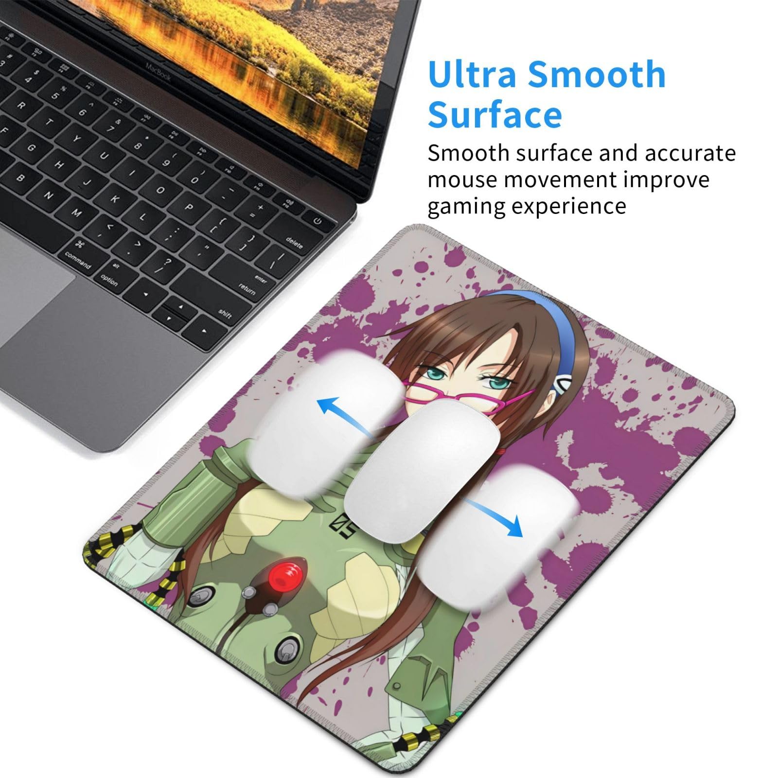 Amazon.co.jp: マウスパッド 小型 アニメ 真希波・マリ・イラスト