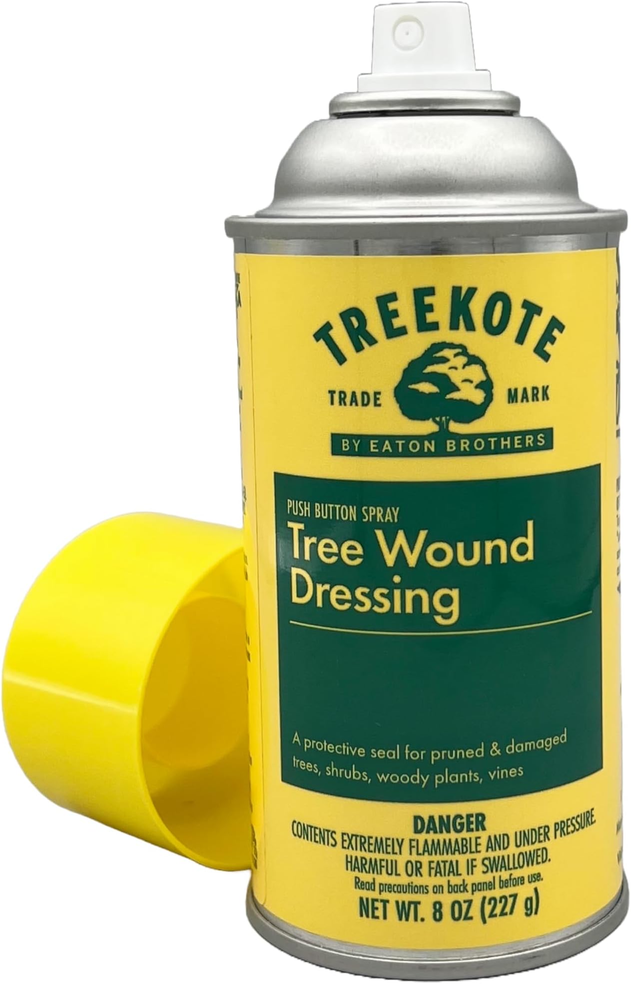 Treekote Tree Wound Dressing - 8 OZ Aerosol Pruning Sealer Spray for Damaged Trees, Bushes, or Shrubs - Fast Acting and Effective Tree Wound Sealer Spray - Prune Sealer Wound Repair for Bonsai Trees