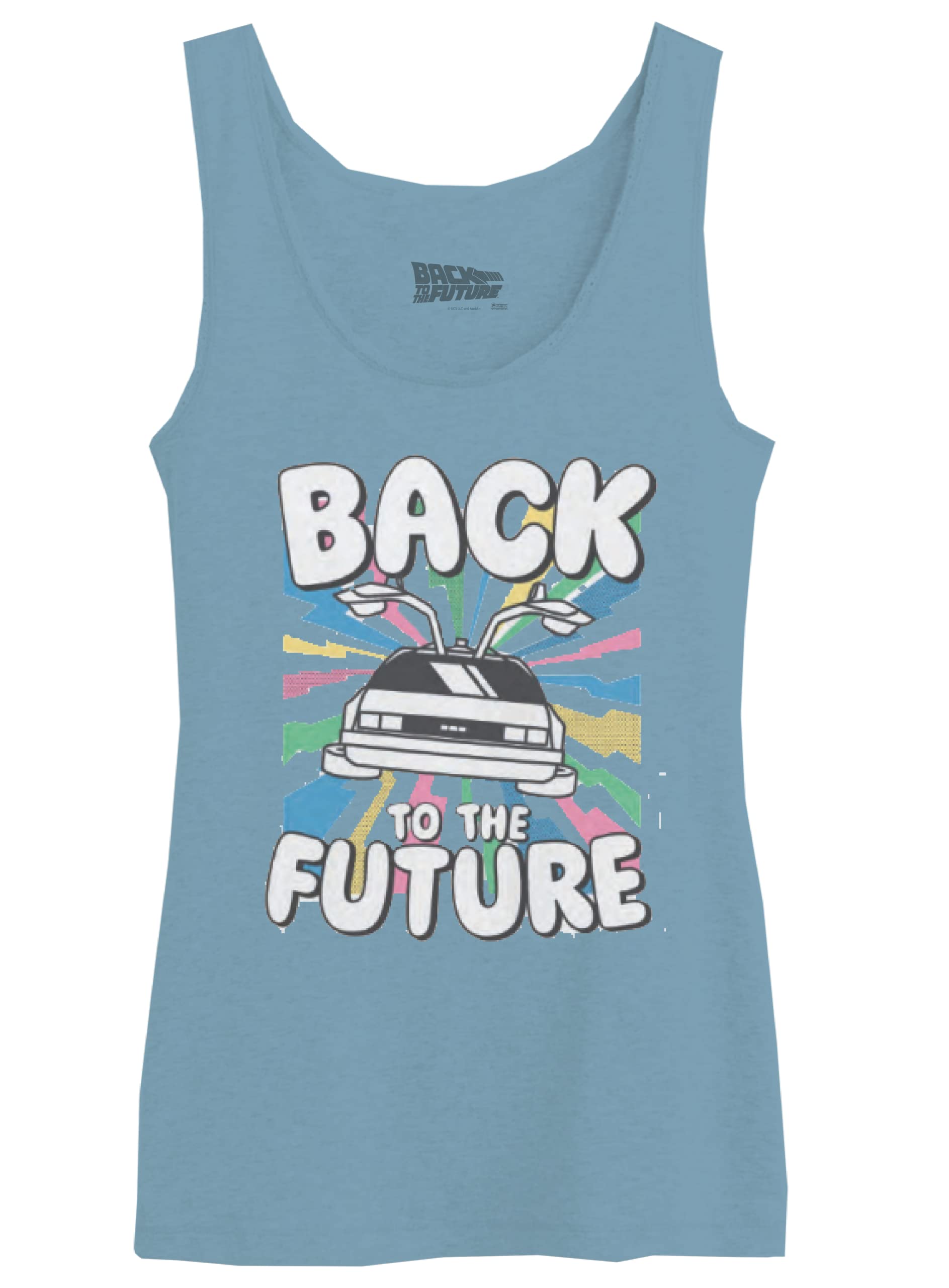 Retour vers le Futur Women's Tank Top, Blue, XS