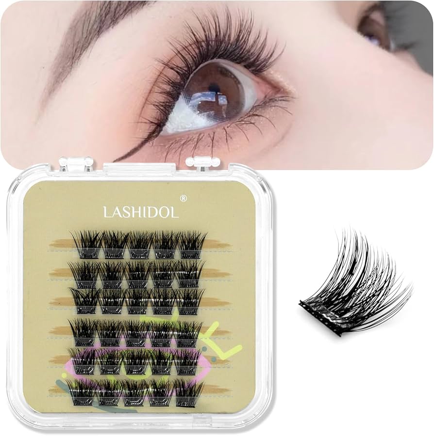 Amazon | LASHIDOL つけまつげ 部分用 接着剤付き付けまつげ ノリが