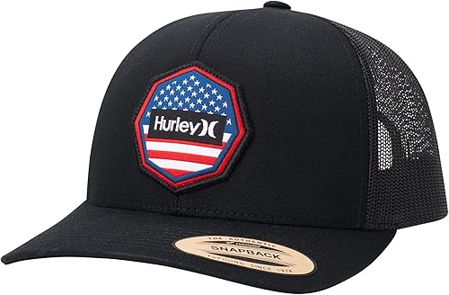 Hurley Gorro para hombre - Gorra de camionero Ultra Destination Snap Back