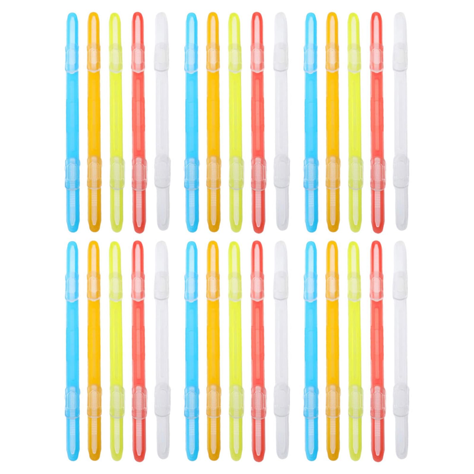 Fermagli per Raccoglitori ad Anelli in Plastica 2 Fori Set da 100 Pezzi Clip per Organizzazione Documenti Ufficio Supporto Resistente per Archiviazione Fogli Mobili e
