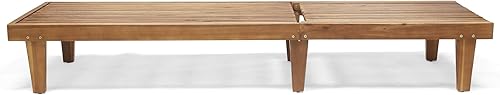 Miniatura 7 de Christopher Knight Home Addisyn - Tumbona de madera para exteriores, acabado de teca