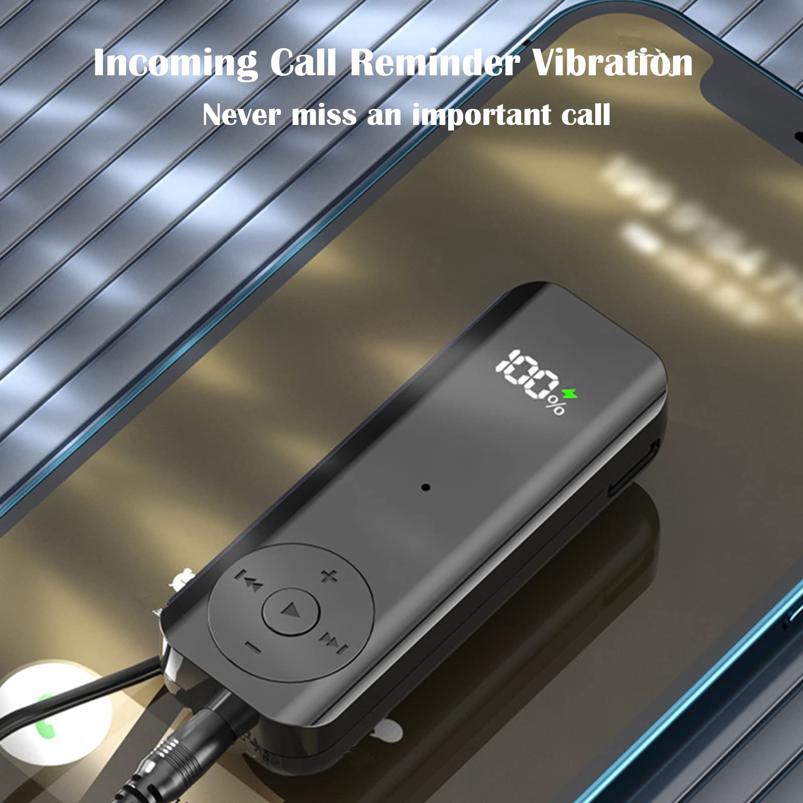 Receptor Bluetooth negro
