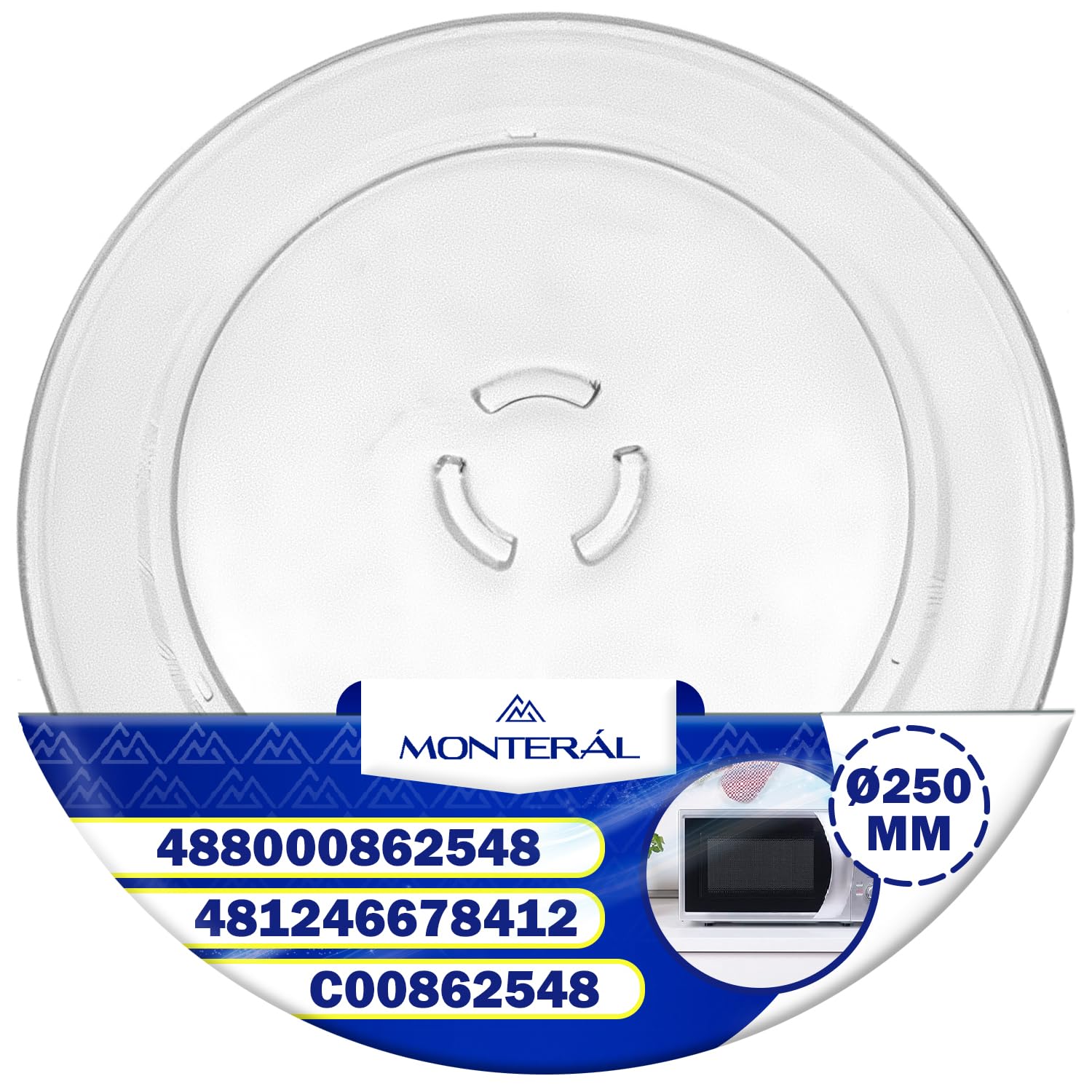 Whirlpool Indesit 488000862548 piatto rotante microonde