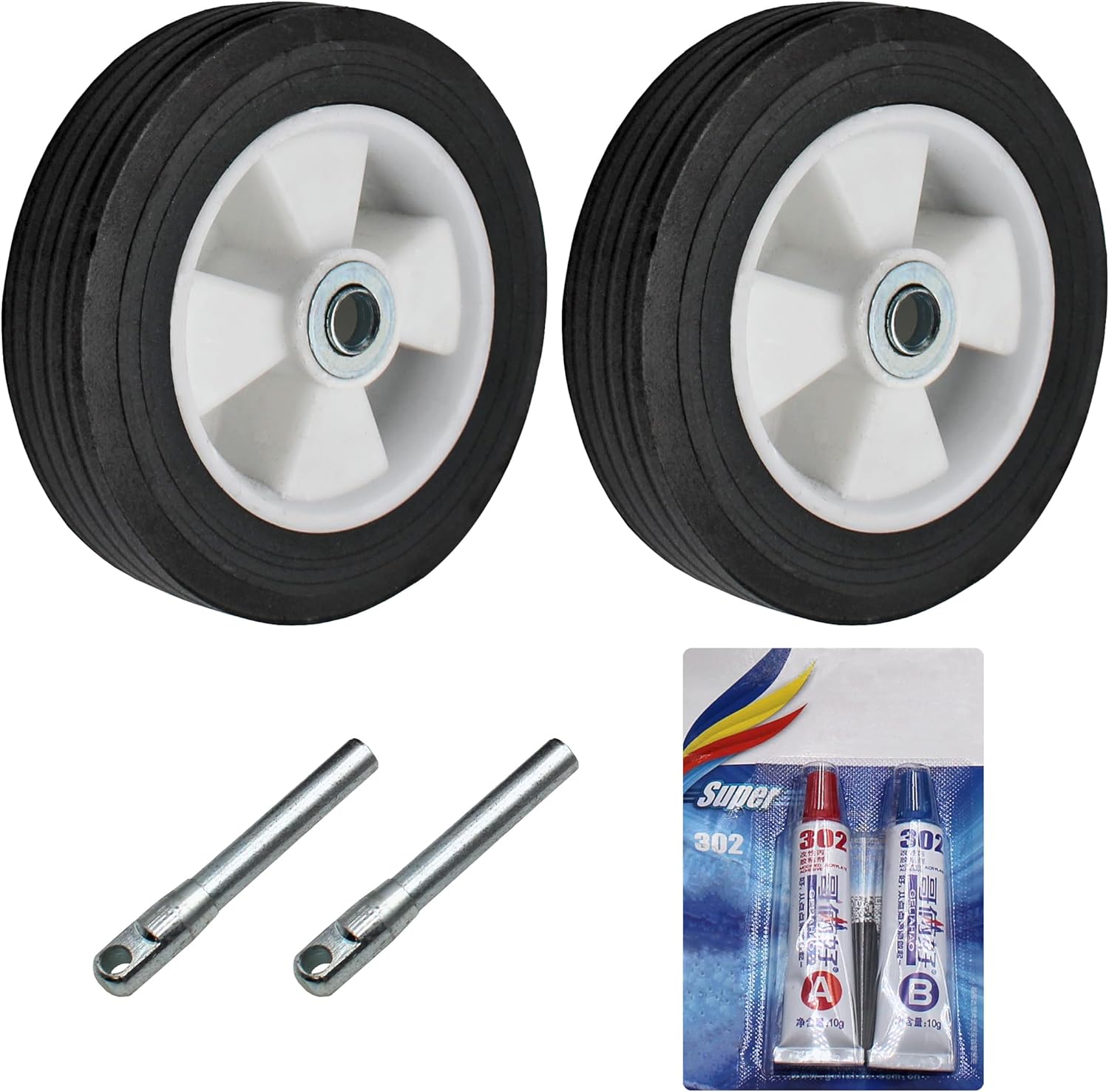 Electriduct 1/4 Duct Rodder 6MM Fiberglass Fish Tape Replacement Pulling End Tips and Wheels