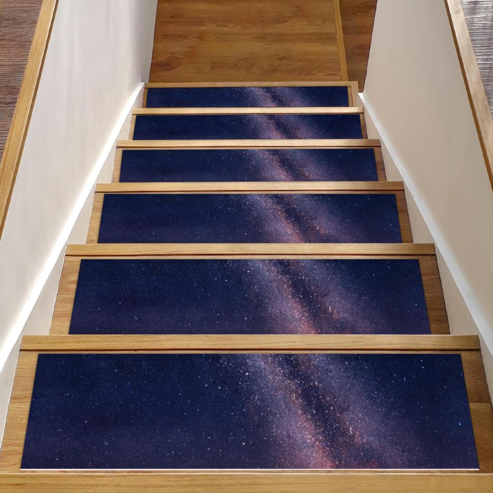 Tapis d'escalier pour chiens The Milky Way confort marche bois maison sereine