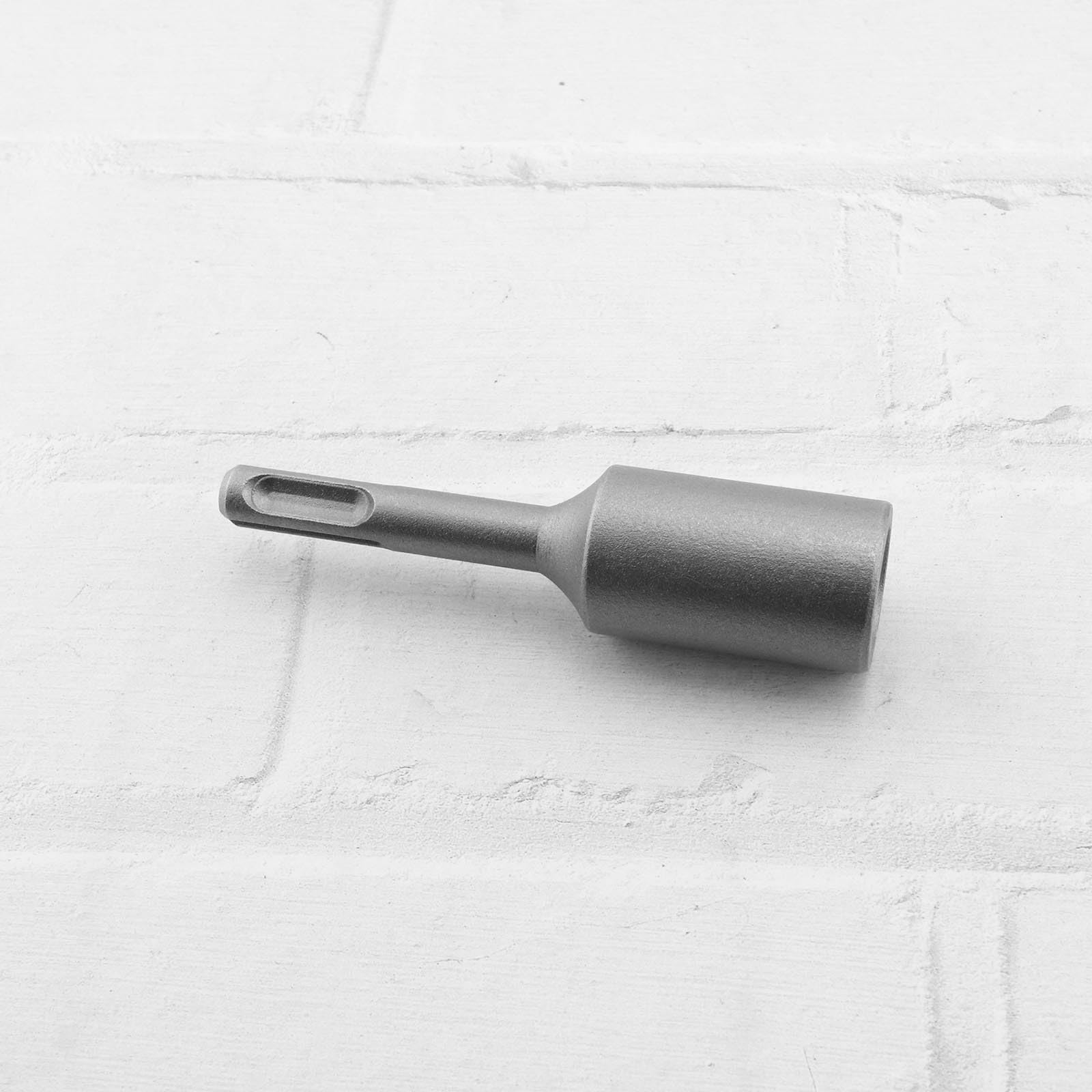 1 unidad 16,5 x 25 x 100 mm SDS Plus - Controlador de clavo de tierra para insertar varillas de tierra profunda SDS Plus martillo prensado, controlador de postes profesional