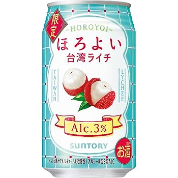 Amazon.co.jp: Suntory Chuhai Horoyoi Summer Lychee, 11.8 fl