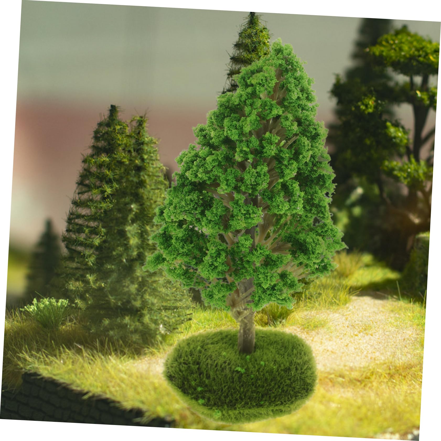 NUOBESTY 10piezas De Árboles Diorama Maquetas De Construcción y Decoración De Miniaturizados