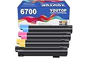 YOUTOP 4PK Remanufactured 106R01506 106R01503 106R01504 106R01505 Replacement for  Xerox Phaser 6700