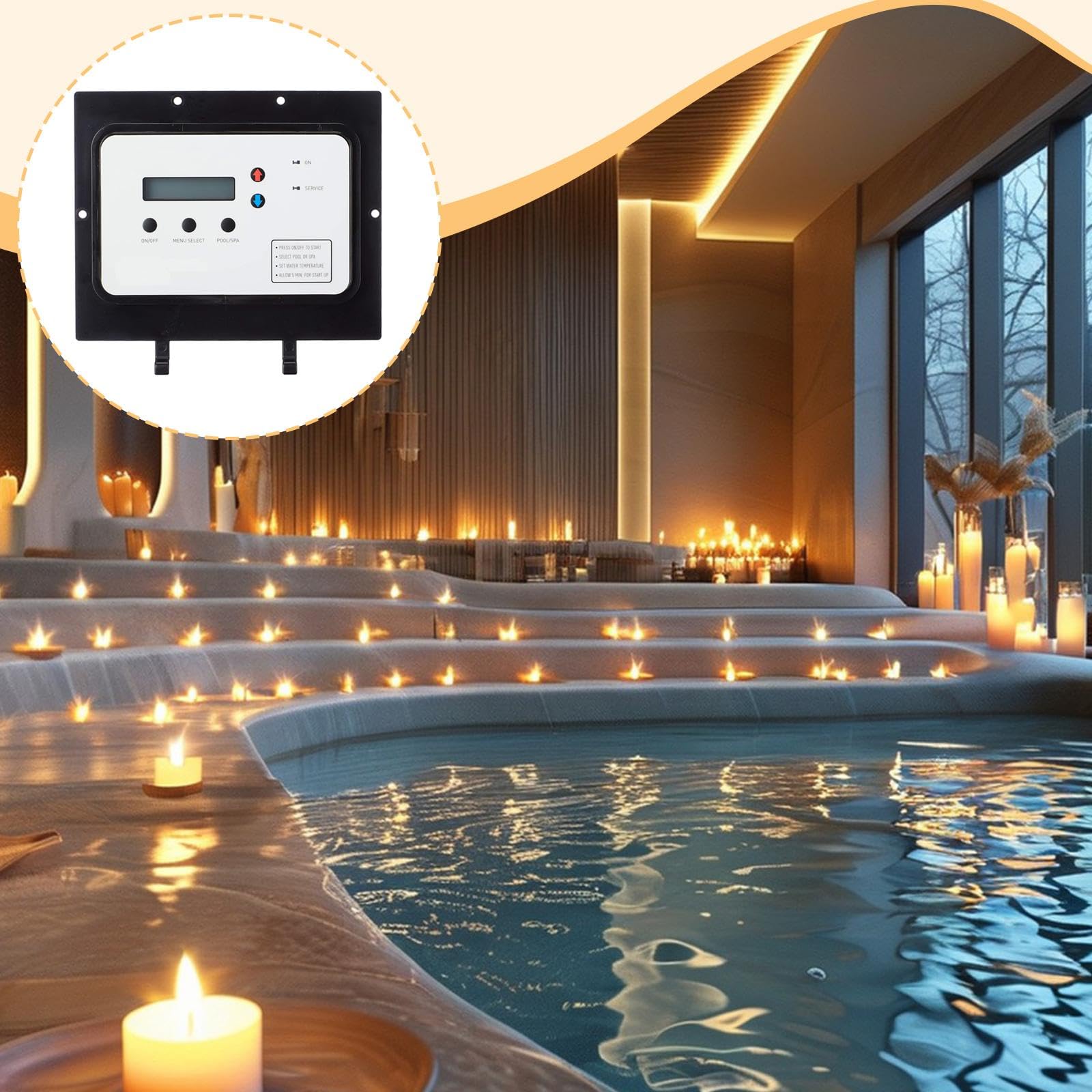 MagiDeal 472734 Compatibilité des Accessoires Pompe à Chaleur de Remplacement pour Piscine et Spa pour 460932