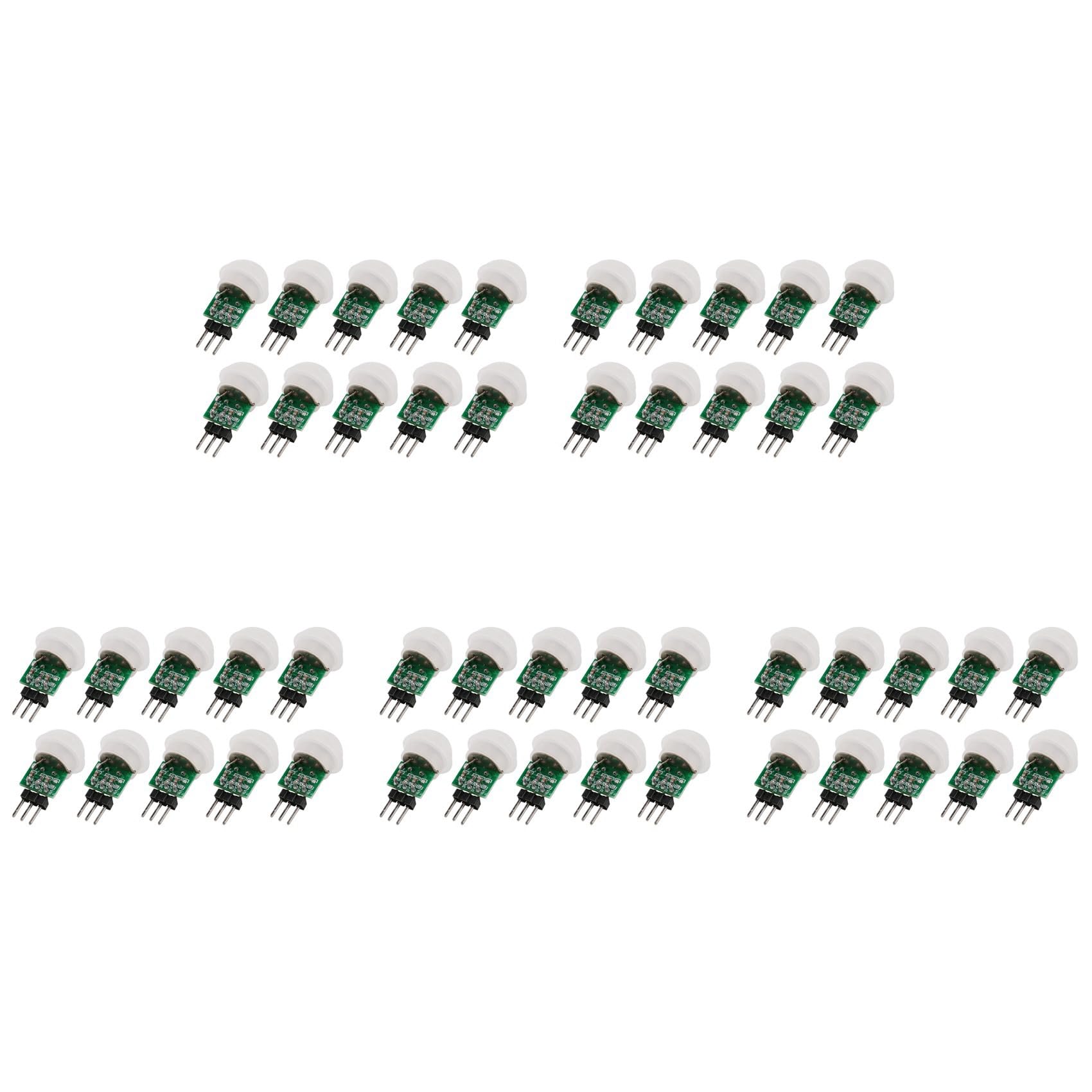Jnchdghwa 50Pcs AM312 Mini Human Sensor Module IR Pyroelectric Infrared PIR Motion Sensor Detector Modules DC 2.7V to 12V