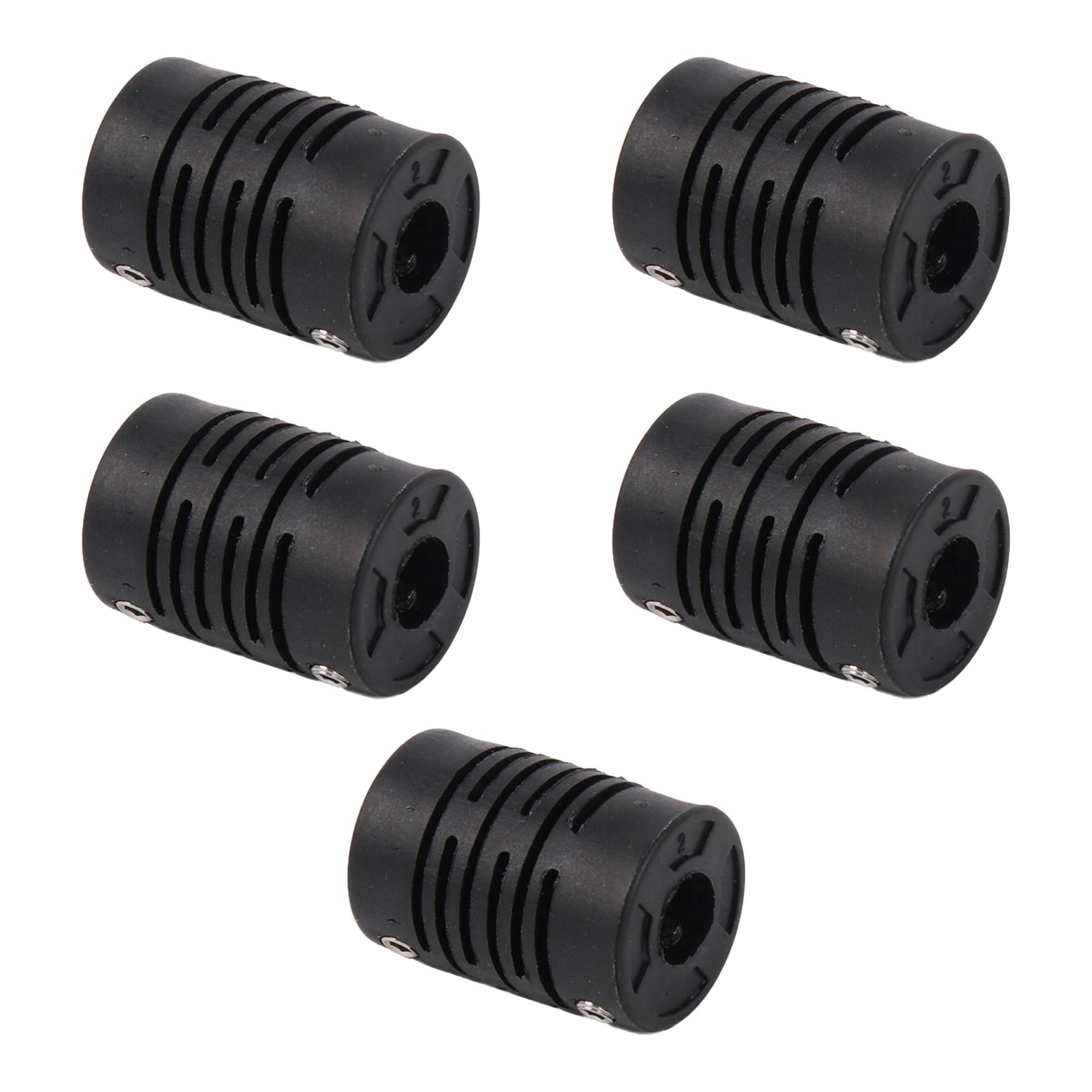 CNBTR 5Pieces D15 L2 Hole Dia 6x6mm Encoder Plastic Elasticity Coupling Motor Coupler Stepper Motor Shaft