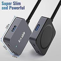 Vista 4 de Upgrade USB C Hub, Expander Multi USB Ports Cable 15FT, Long USB 3.1 C Extension Cable with 4-Port (2 USB-A Ports+2 USB-C Ports), USB C Y Splitter