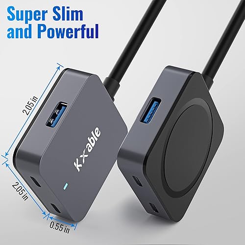 Miniatura 4 de Concentrador USB C actualizado, cable de múltiples puertos USB de 25 pies, cable de extensión USB 3.1 C largo con 4 puertos (2 puertos USB-A + 2