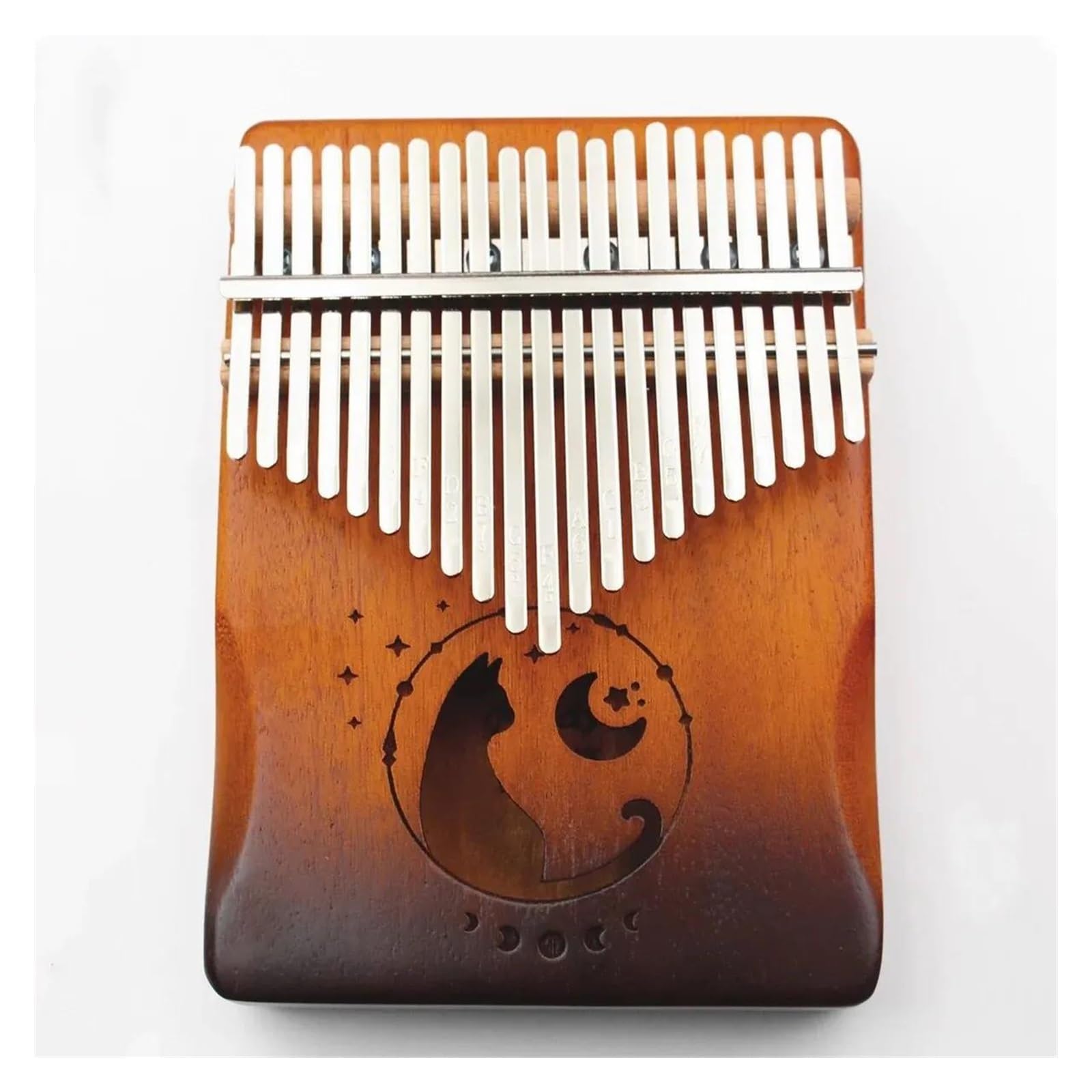 Instrumento De Rendimiento Profesional 17 21 Teclas Kalimba Teclado De Madera Maciza(21 Keys 1)