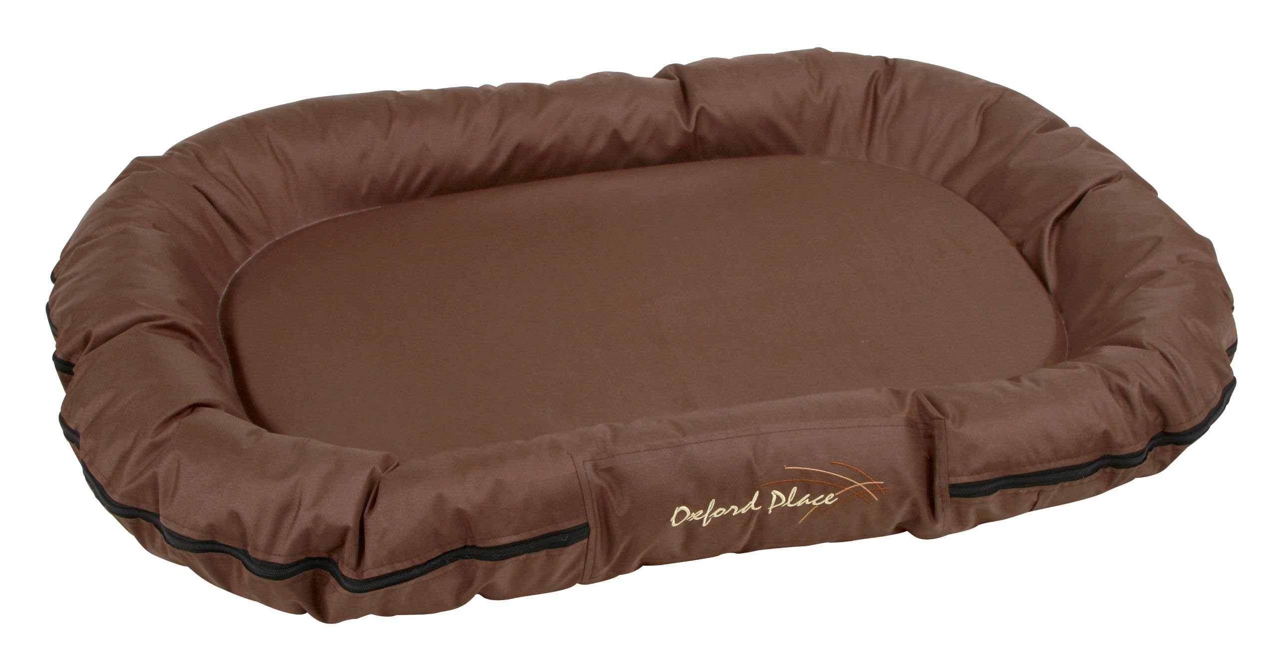 KERBL PET Colchoneta Oxford Place marrón, 100 x 70 x 15 cm