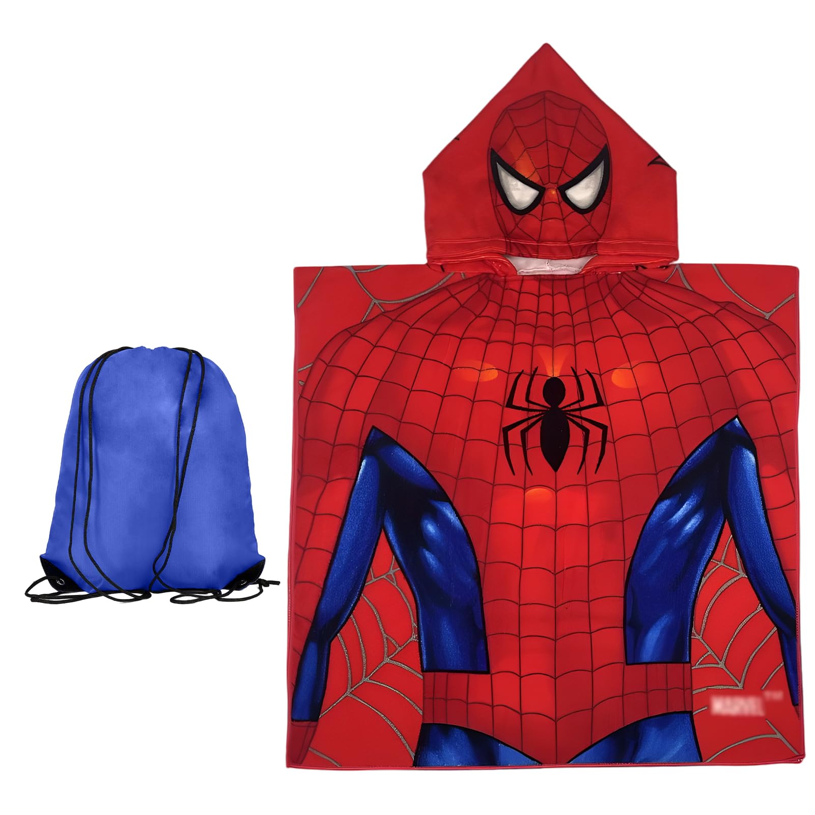 Marypaty Toalla Playa Niña Bebe de Baño con Capucha, Toalla Poncho Niño Toalla Infantil de Playa Toalla de Microfibra Poncho y Bolsa de Cordó, Surf para Baño Piscina Playa Niños de 2 a 8 Años (Estilo 10)