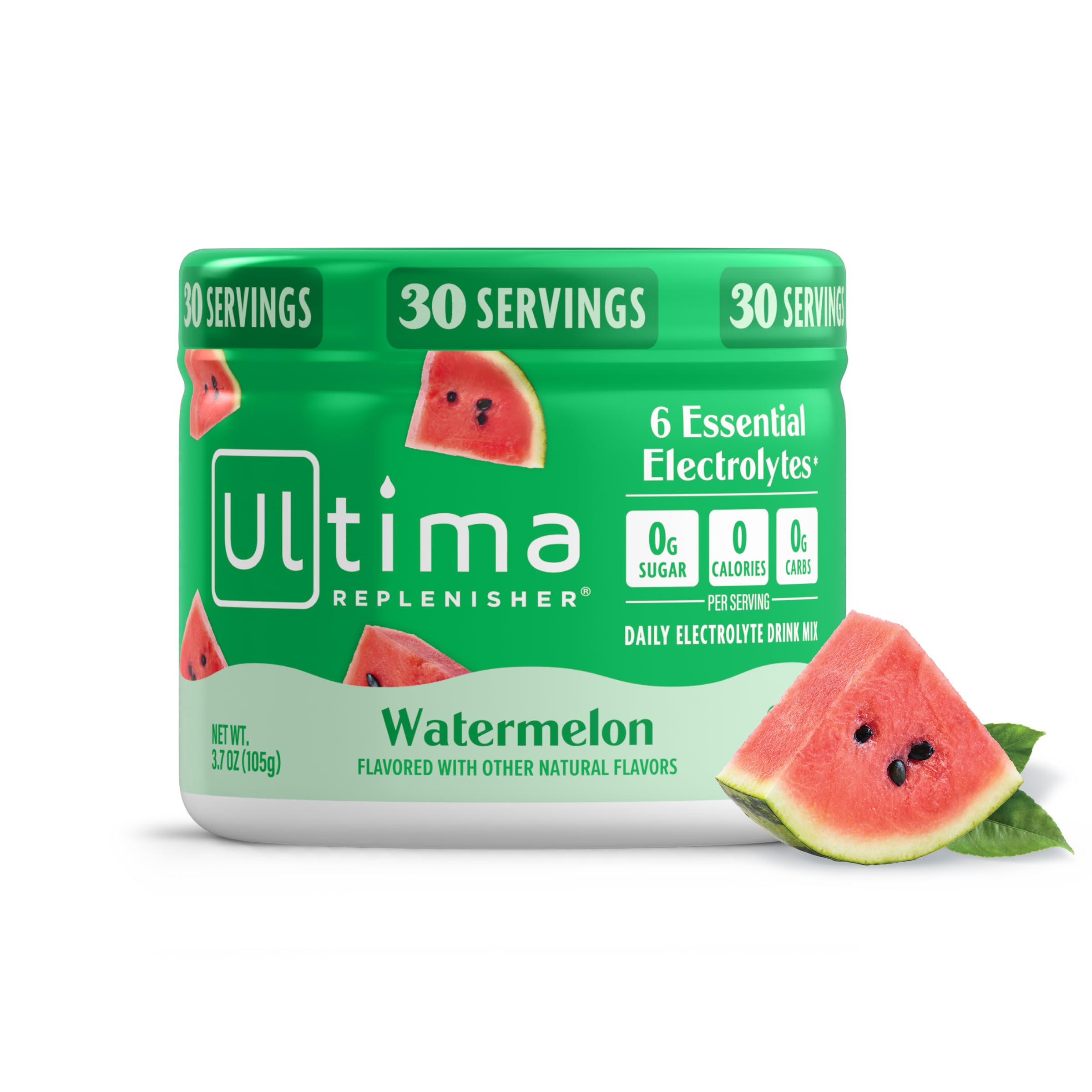 Ultima Replenisher Raspberry Electrolytes Powder, 30-Serving Canister — Amazon image 17