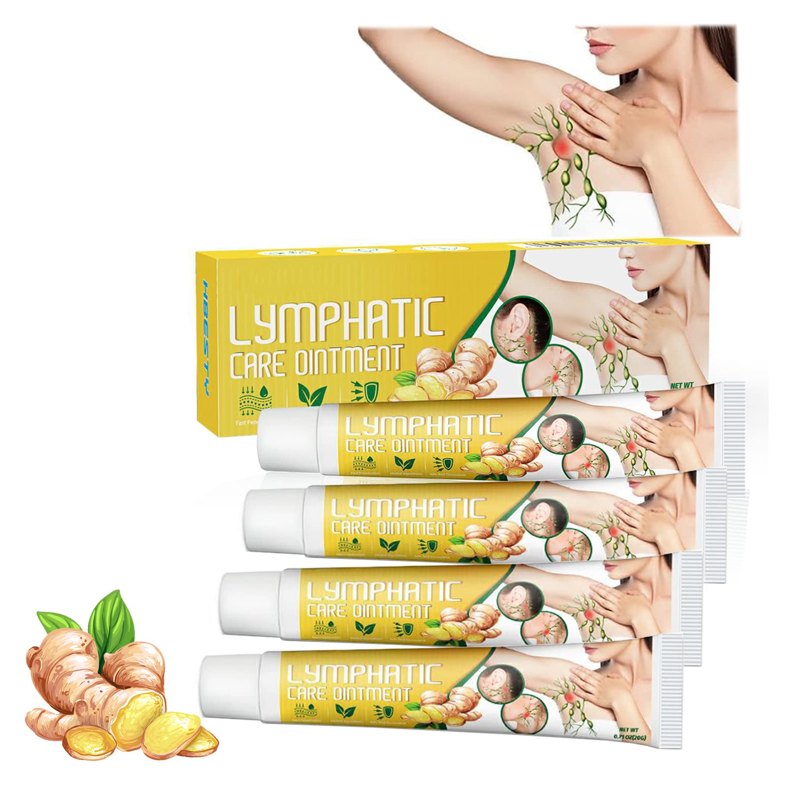 Amazon.com : SCNC Ginger Hot Cream, GooLiving AntiHump Lymphcare