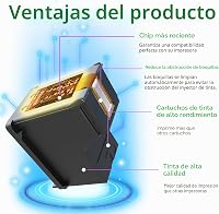 Pachet multiplu de cartușe cu cerneală neagră Lemero 302XL, compatibil HP 302, 2 bucăți, pentru HP Envy 4525, 4520, Deskjet 3630, 3639, Officejet 3830, 3831, 5230 3
