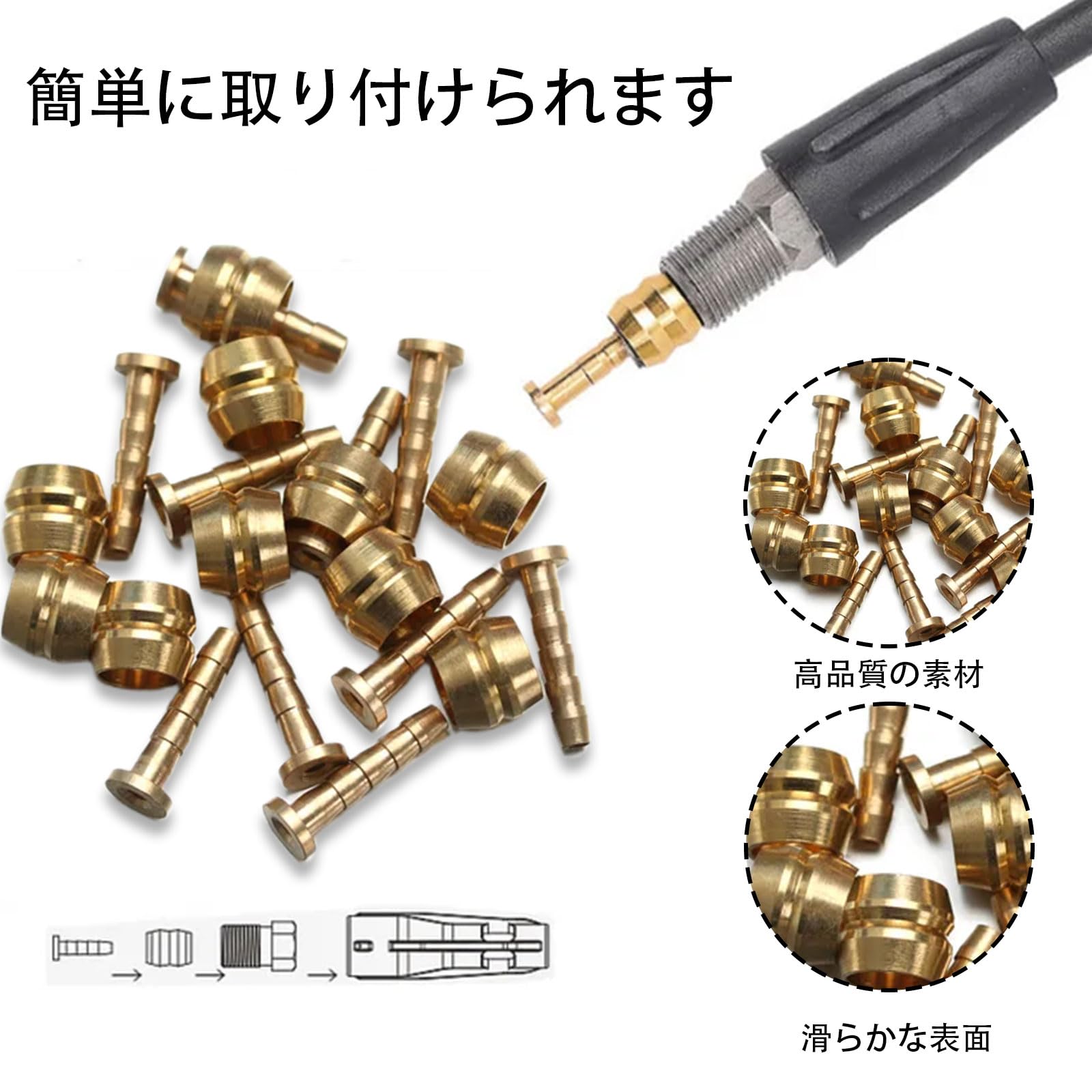 Amazon | 自転車 ブレーキ オリーブ 10点セット シマノ用 油圧ブレーキ