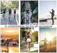 Vista 9 de Gorra de béisbol vintage con remaches de moda con letras cruzadas de algodón de mezclilla con borde deshilachado, sombrero de sol ajustable unisex