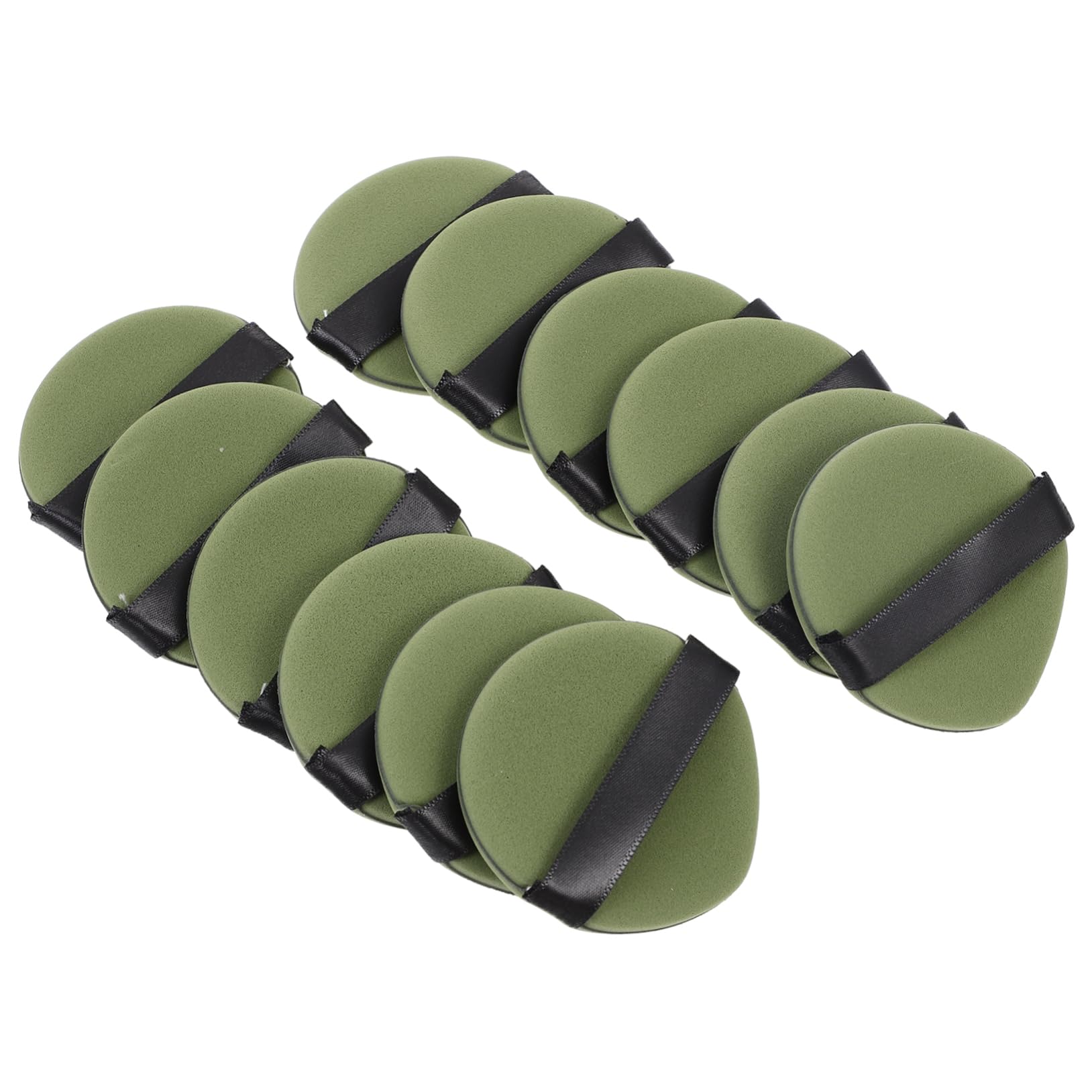 BESTYASH Soft Makeup Puff 12pcs Portable Foundation Puff Use Gentle on Delicate Skin