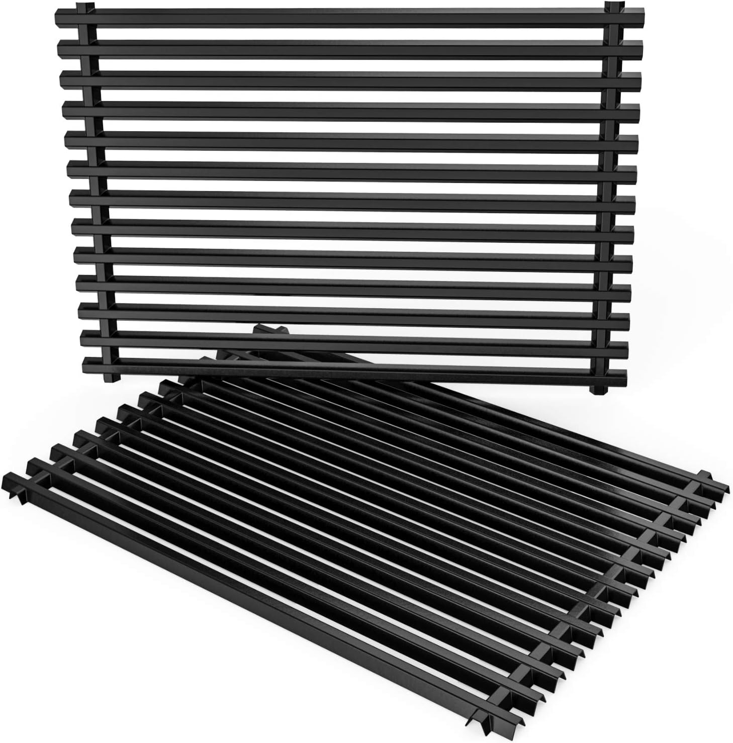 onlyfire only fire Porcelain Enameled Steel Replacement Cooking Grill Grid Grates Fit Weber 7525 for Spirit Genesis Grills, Lowes Model Grills