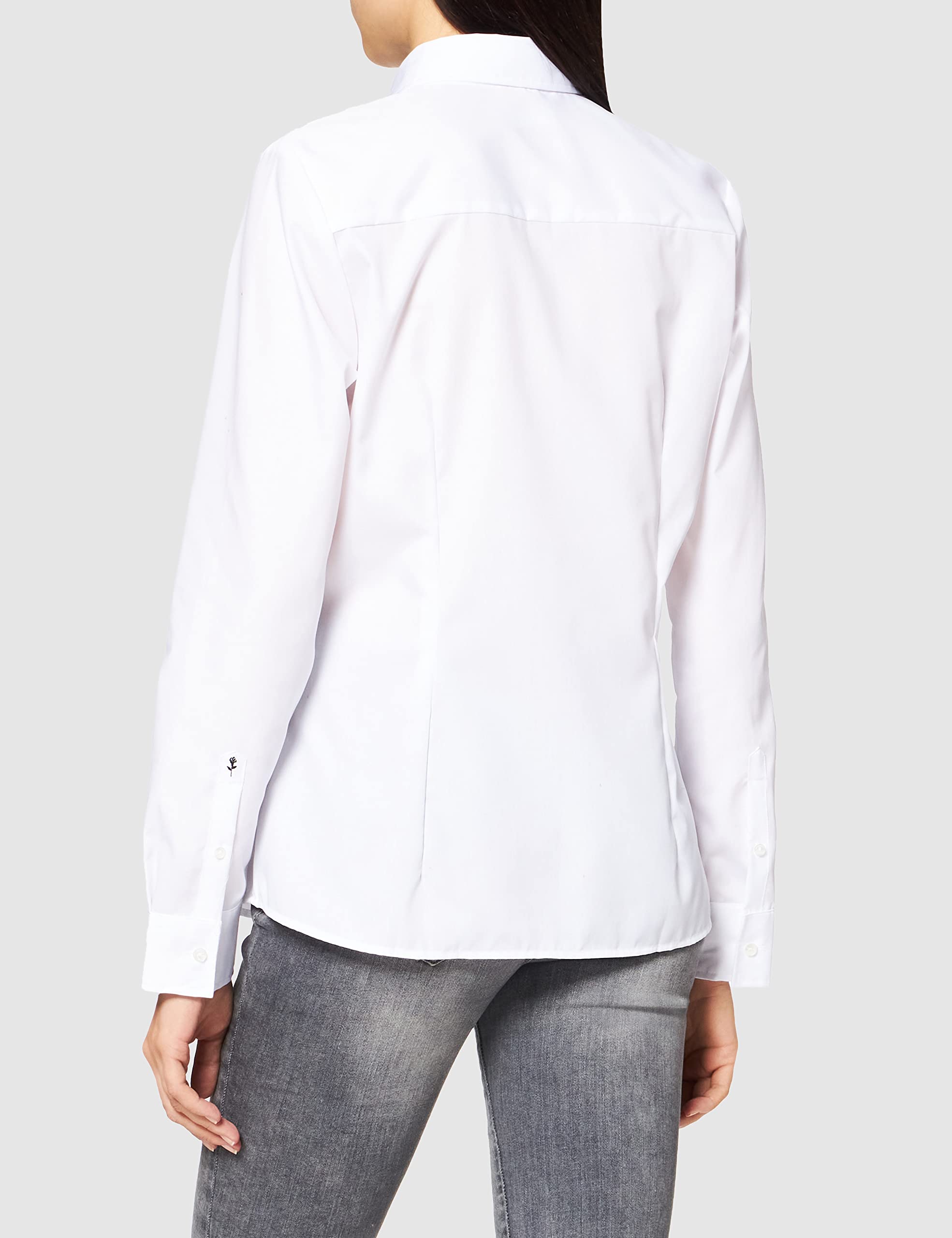 Seidensticker Damen Women Regular Longsleeve Cotton Bluse – Bild 4