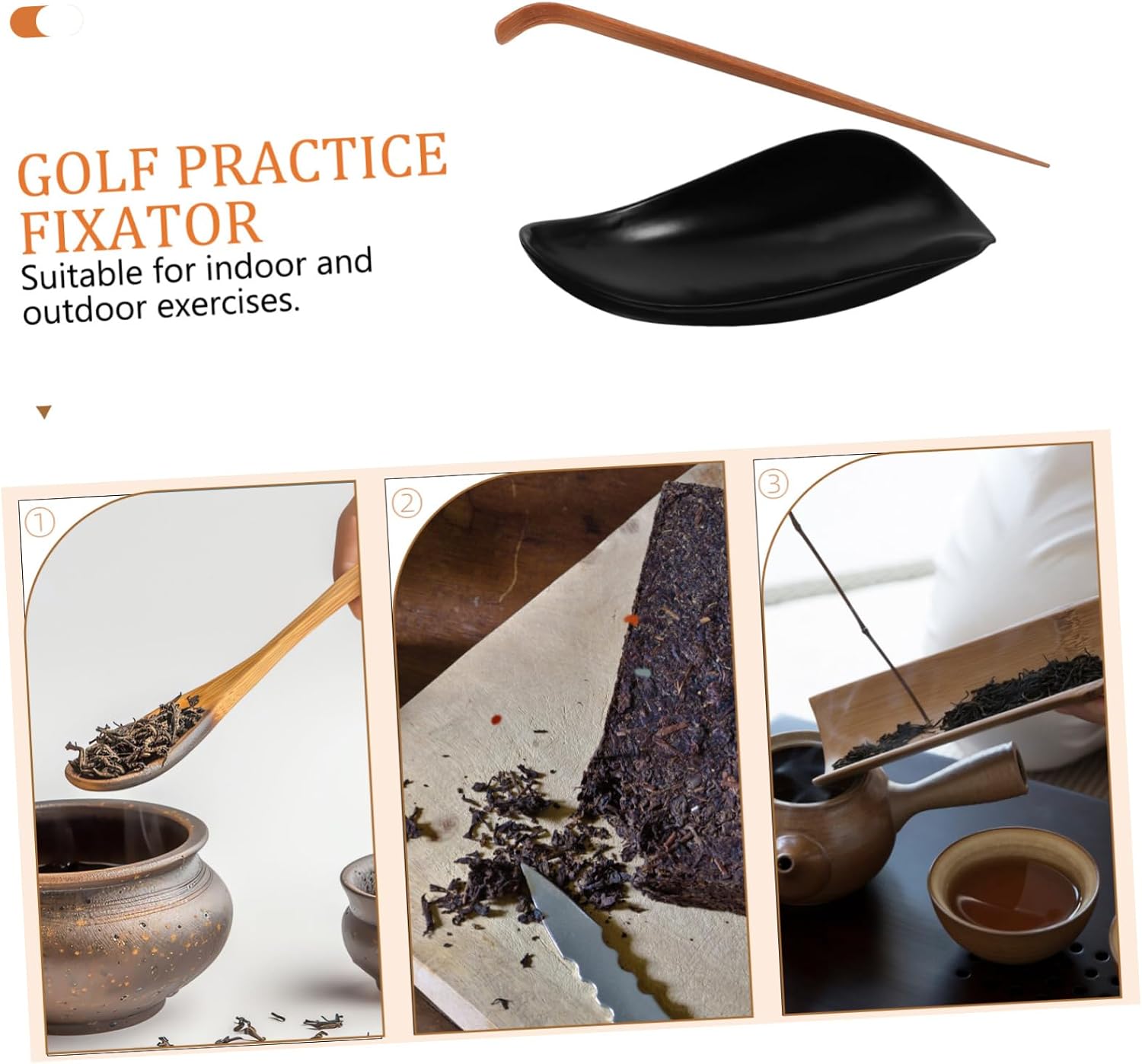 1set Multi-function Ceramic Tea Scoop Delicate Tea Spoon and Shovel for Loose for Home Brewing and Rituals Elegant Design