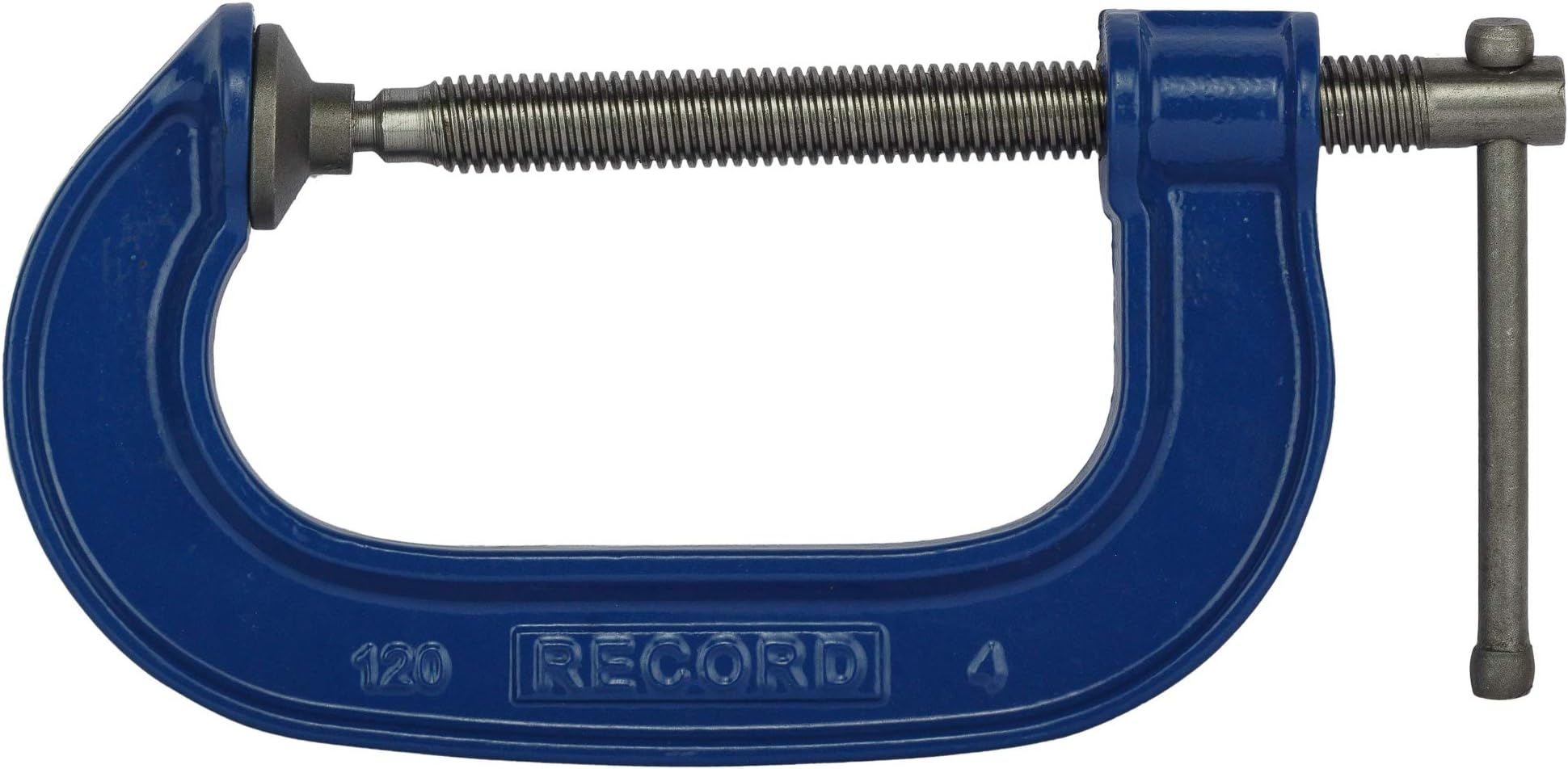 IRWIN T1204 Metal Record H/D G-Clamp, 4''/100mm (Blue)