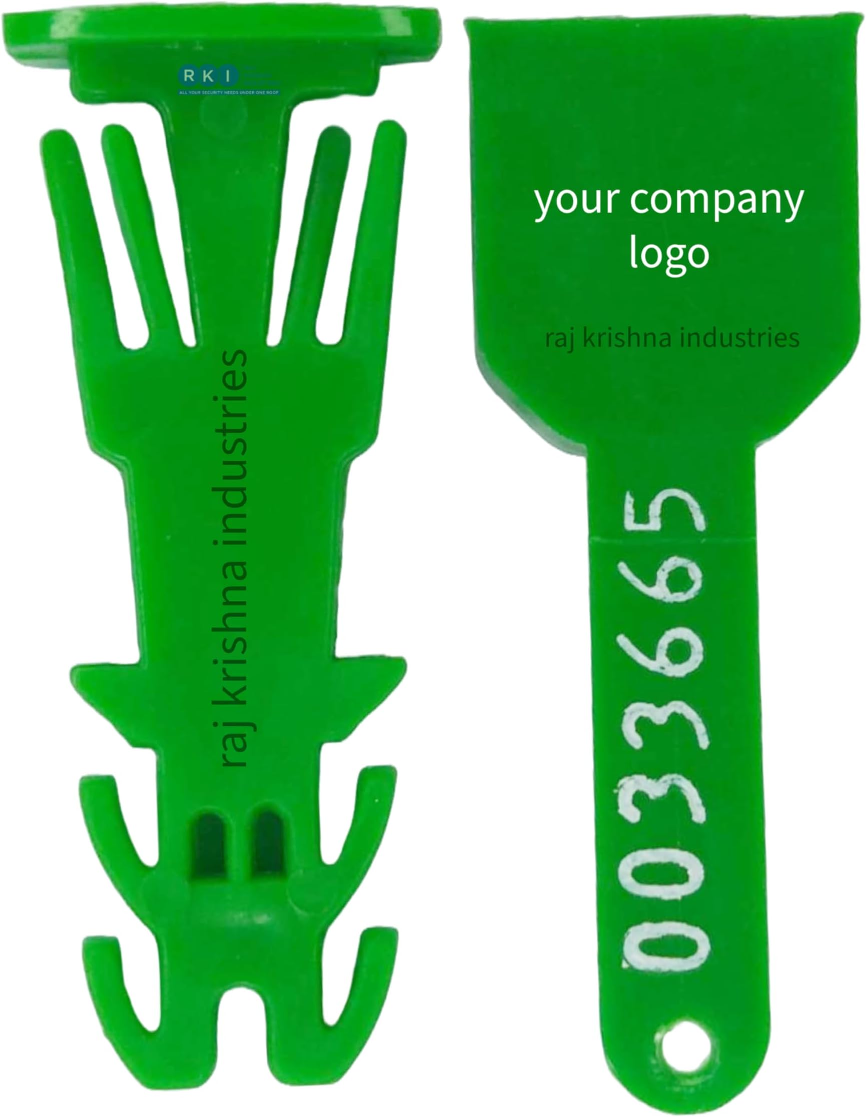 Drum Seal HDPE Fiber Drum Seal Chemical Tank Seal Cap Seal Drum Security Seals PVC Drum Seal Drum Lock Seals |colour-Green||100 PCS|