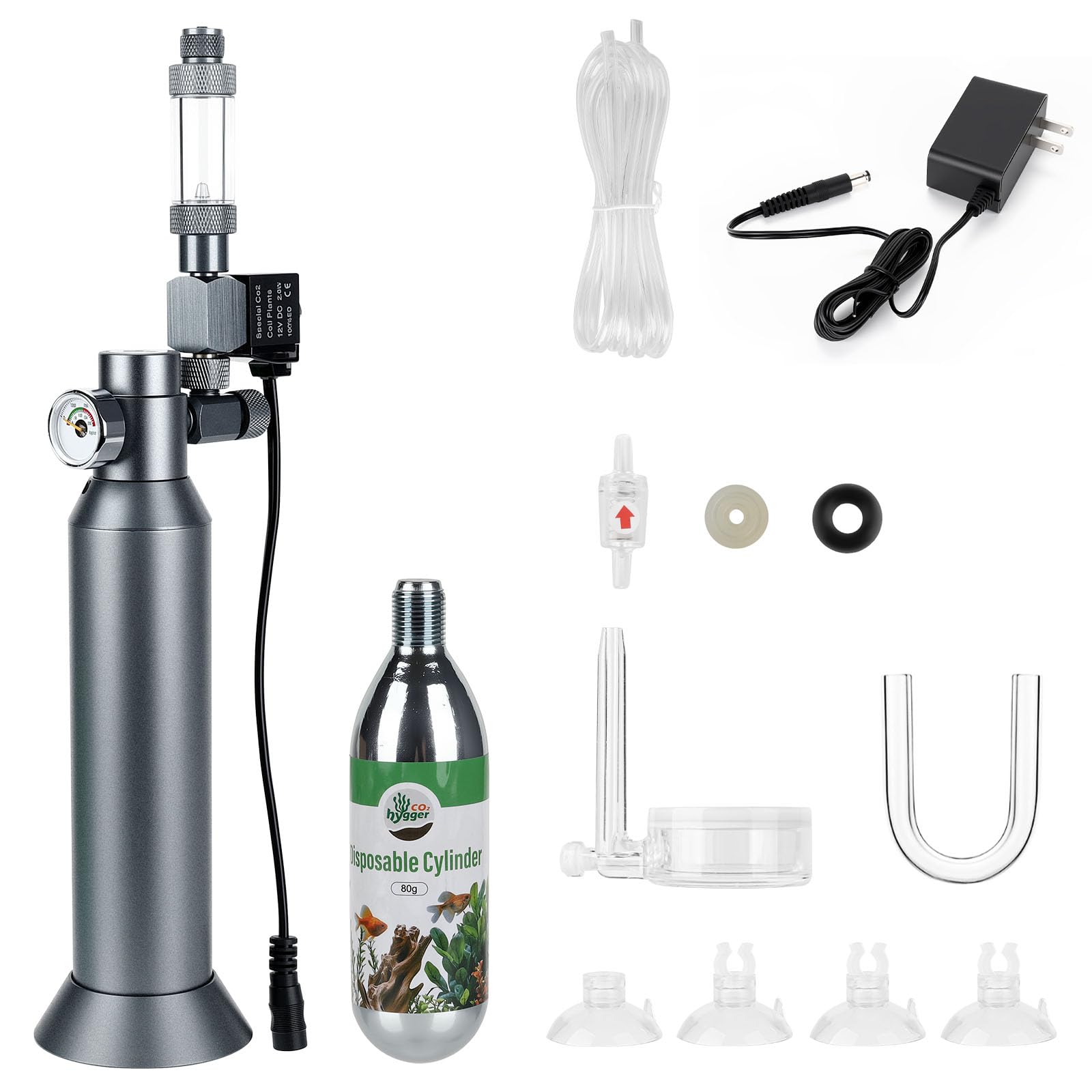 Photo 1 of Hygger CO2 Regulator with 80g Cartridge & Solenoid Valve