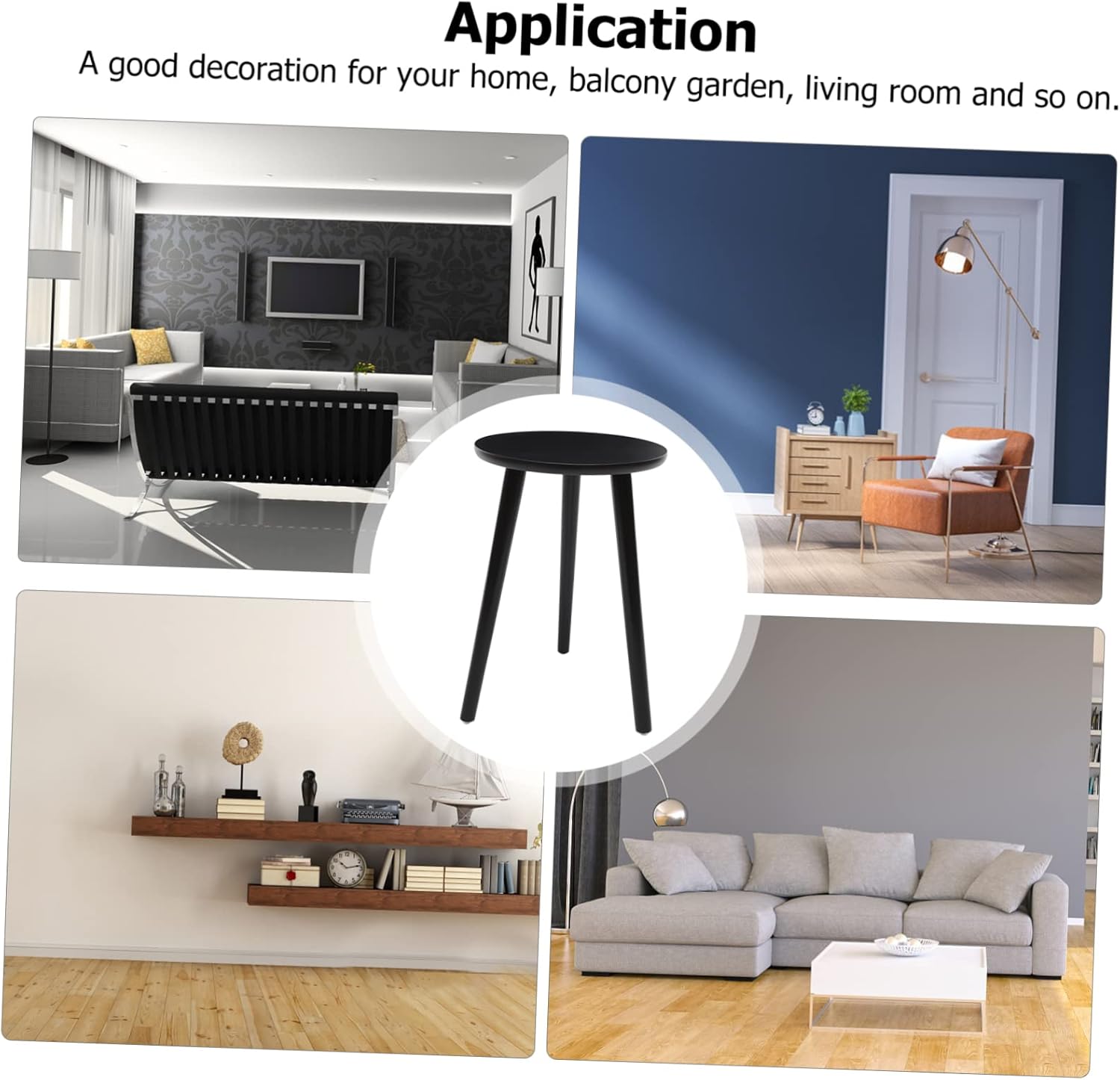 Plant Pots Stand Tall Wood Plant Stand Flowerpot Holder Stand for Room Office Bonsai Shelf