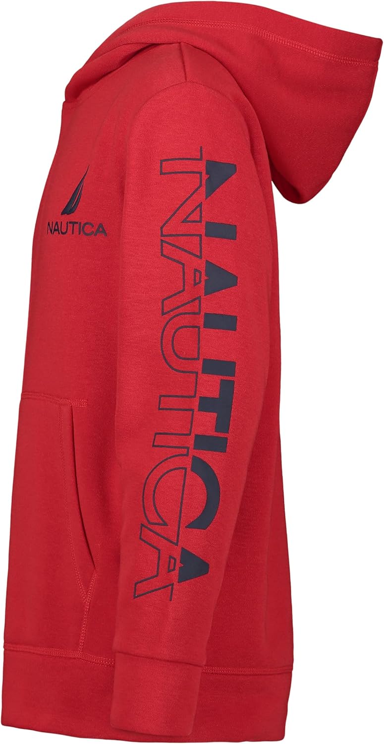 Nautica Boys' Pullover Fleece Hoodie Sweatshirt - Image 4