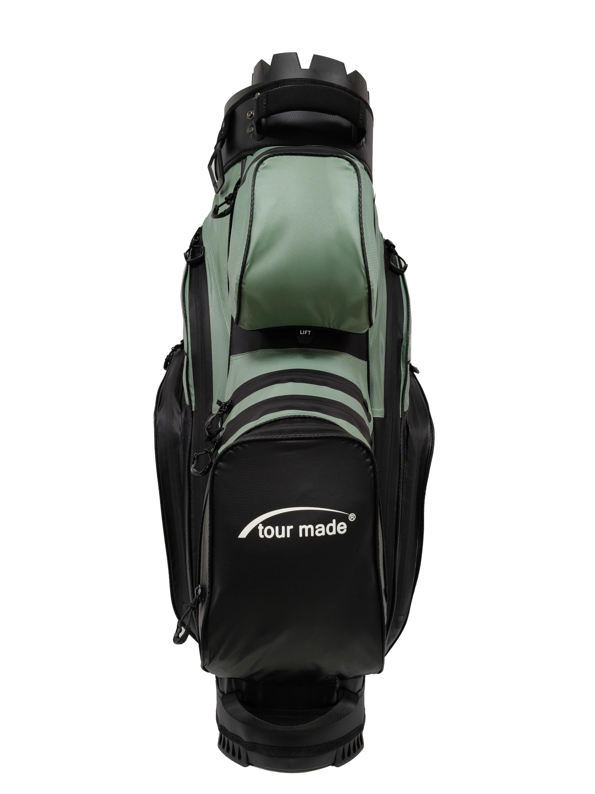 Tour Made Sac de Golf Imperméable I Nombreuses Poches I Pas de cliquetis de Raquettes I 14 Compartiments Raquettes continus I Hommes & Femmes I Grand Sac Isotherme (WB)