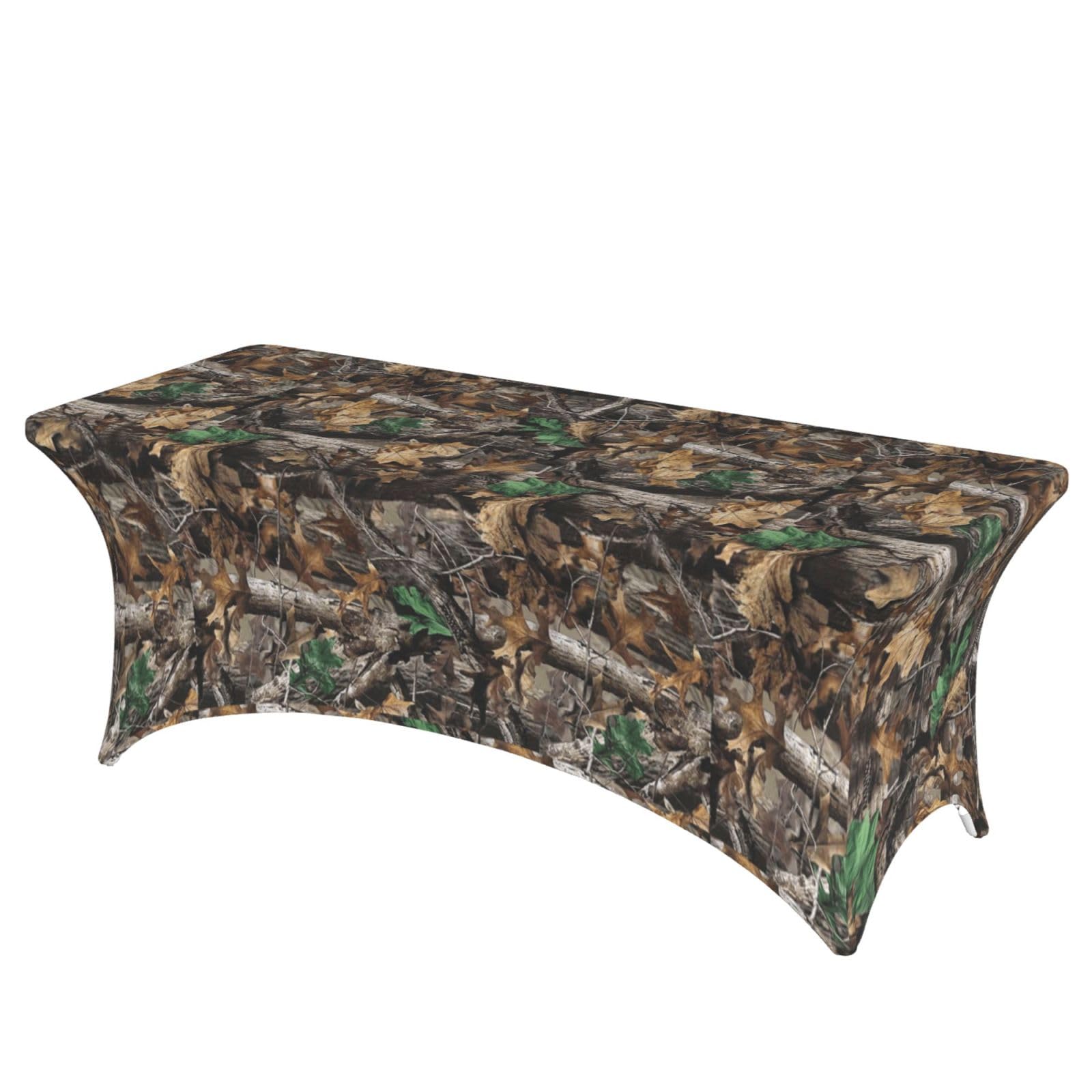 ERCgad Cold Tree Camouflage Print Rectangular Tablecloth Dining Banquet Party Events Home Celebration Table Cover