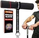 Vikingstrength Forearm Strengthener with Patented Thick Handles - Wrist Roller for Forearm Exercise, Grip Strength, and Injury Prevention